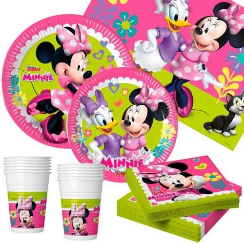 Set artikala za zabavu Minnie Mouse Happy Deluxe 89 Dijelovi 16 Cijena