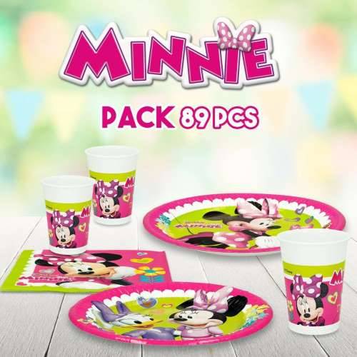 Set artikala za zabavu Minnie Mouse Happy Deluxe 89 Dijelovi 16 Cijena