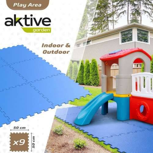 Dječje Puzzle Aktive Plava 9 Dijelovi EVA Guma 50 x 0,4 x 50 cm (4 kom.) Cijena
