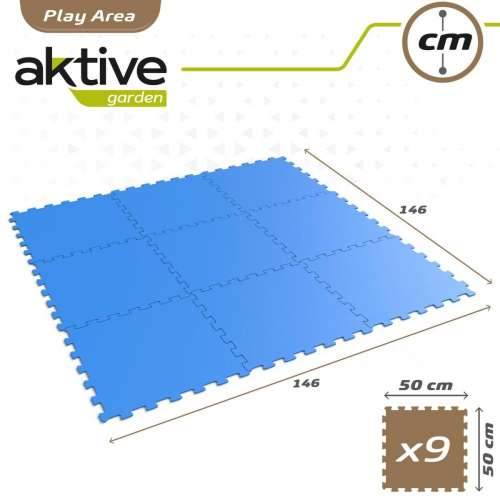 Dječje Puzzle Aktive Plava 9 Dijelovi EVA Guma 50 x 0,4 x 50 cm (4 kom.) Cijena