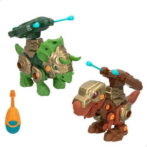 Set od 2 Dinosaura Colorbaby 21 x 14 x 9,5 cm artikuliran Baca projektile 4 kom. Dinosaur Cijena