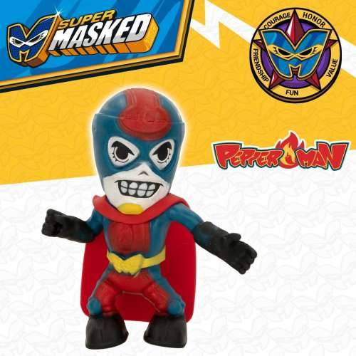 Figure djelovanja Eolo Super Masked Pepper Man 14 x 15,5 x 5,5 cm Elastičan (12 kom.) Cijena