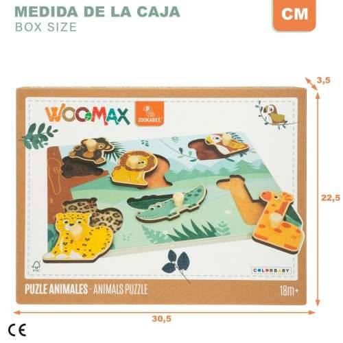 Drvene Dječje Puzzle Woomax (12 kom.) Cijena