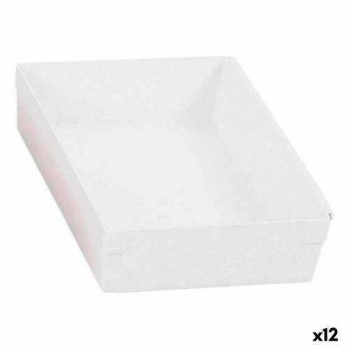 Višenamjenska Kutija modularni Bijela 22,5 x 15,5 x 5,3 cm (12 kom.) Cijena