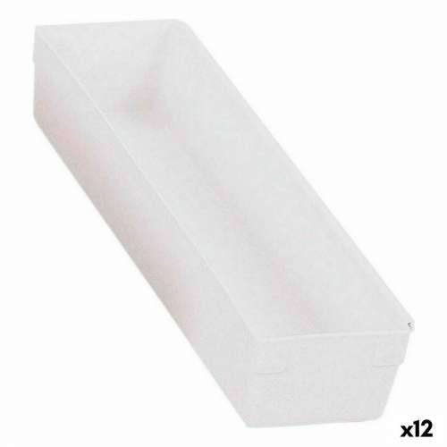 Višenamjenska Kutija modularni Bijela 30,5 x 8 x 5,3 cm (12 kom.) Cijena