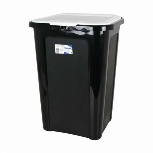Kanta za Smeće Tontarelli Coverline Bijela 44 L Crna 38,5 x 34,5 x 54,5 cm (6 kom.) Cijena