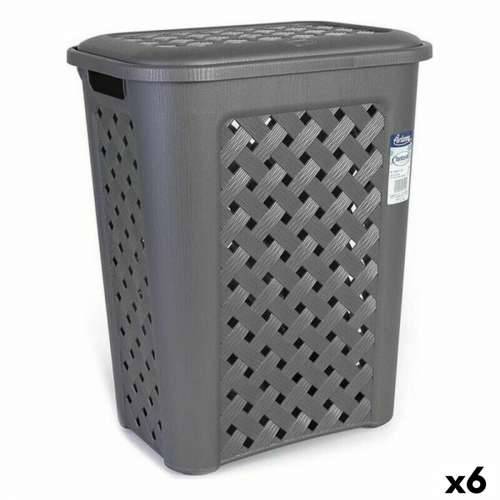 Košara za prljavo rublje Tontarelli Arianna 30 L Grafit 37,5 x 27,5 x 47 cm (6 kom.) Cijena