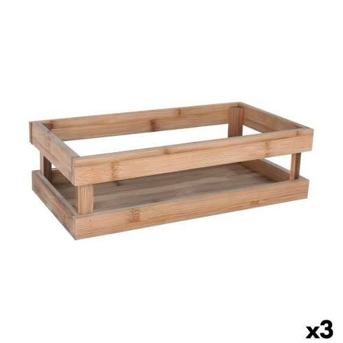 Kutija za Pospremanje Inde Bambus 32,5 x 17,6 x 10 cm (3 kom.) Cijena