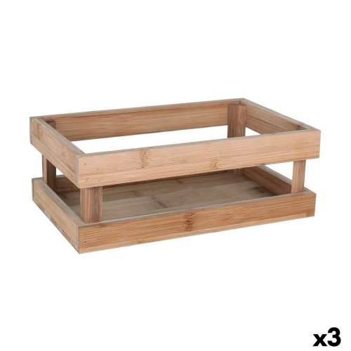 Kutija za Pospremanje Inde Bambus 26,5 x 16,2 x 10 cm (3 kom.) Cijena