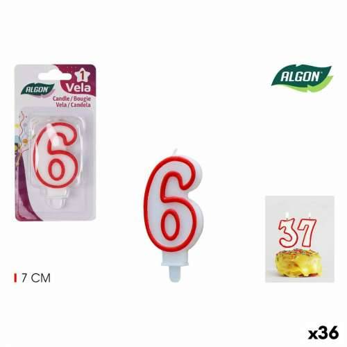 Set Svijeća Algon Crvena (36 Jedinice) Cijena