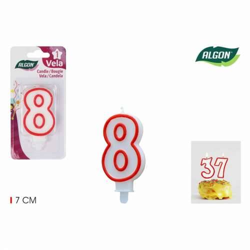 Set Svijeća Algon Crvena (36 Jedinice) Cijena