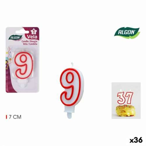 Set Svijeća Algon Crvena (36 Jedinice) Cijena
