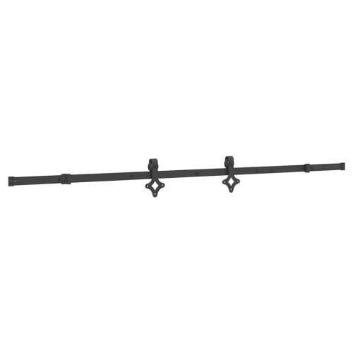 Klizna vrata s priborom za montažu 85 x 210 cm masivna borovina - 85 x 210 cm (213.5 cm) 1 Četvrtasto Cijena