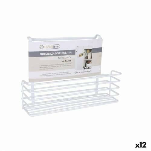 Košara za Kuhinjsku Policu Confortime Bijela 34 x 12 x 22 cm (12 kom.) Cijena