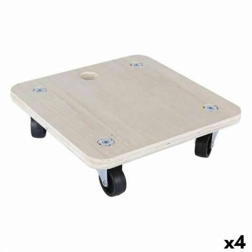 Drvena Baza s Kotačima Bricotech 58764 (30 x 30 x 8 cm) Drvo 30 x 30 x 8 cm 1,8 mm Cijena