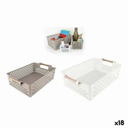 Višenamjenska Košara Confortime Drvo 37 x 23 x 11 cm 32 x 22,5 x 10 cm (18 kom.) Cijena