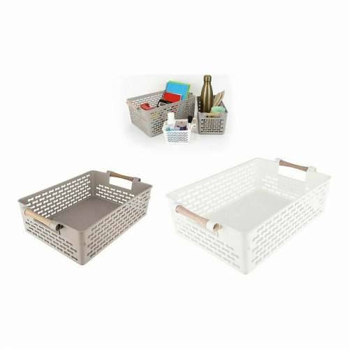 Višenamjenska Košara Confortime Drvo 37 x 23 x 11 cm 32 x 22,5 x 10 cm (18 kom.) Cijena