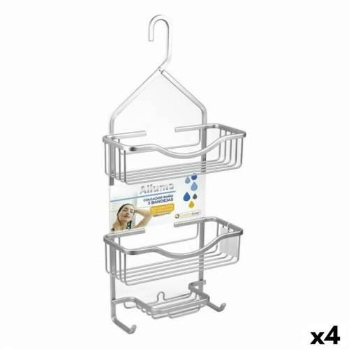 Polica za Tuš Kabinu Confortime Aluminij 27,5 x 12 x 63,5 cm (4 kom.) Cijena
