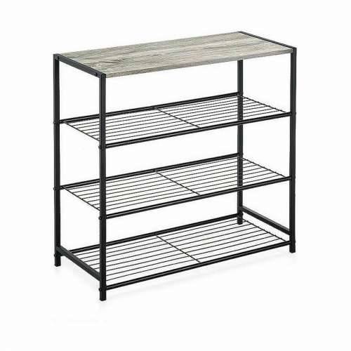 Polica Confortime Crna Metal 60 x 30 x 63,5 cm (3 kom.) Cijena