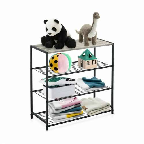 Polica Confortime Crna Metal 60 x 30 x 63,5 cm (3 kom.) Cijena