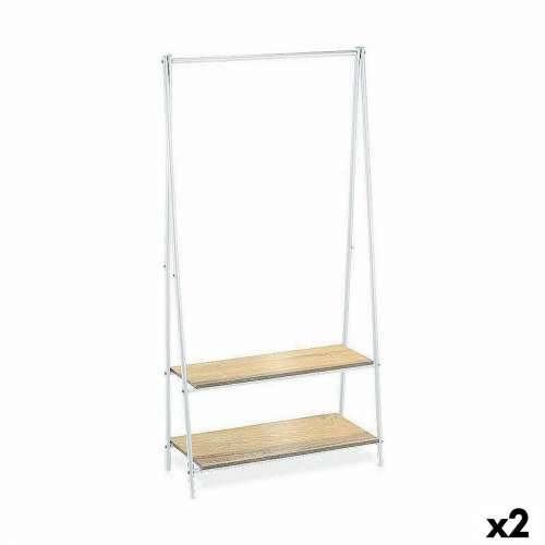 Mēteļu stends Confortime Bijela Drvo Metal 80 x 40 x 160 cm Cijena