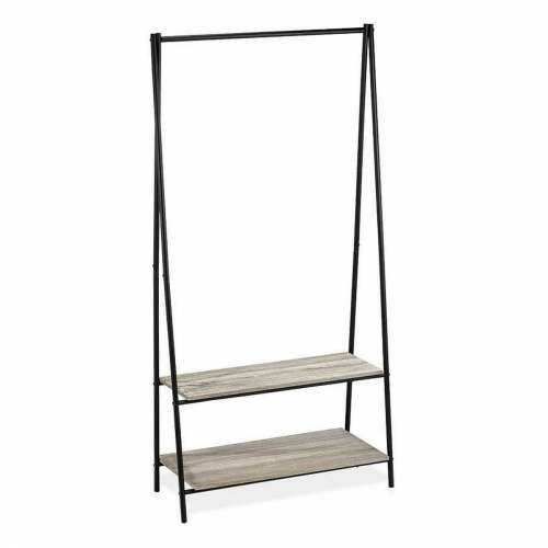 Mēteļu stends Confortime Crna Drvo Metal 80 x 40 x 160 cm Cijena