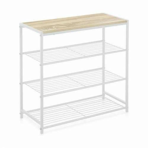 Polica Confortime Bijela Drvo Metal 60 x 30 x 63,5 cm (3 kom.) Cijena