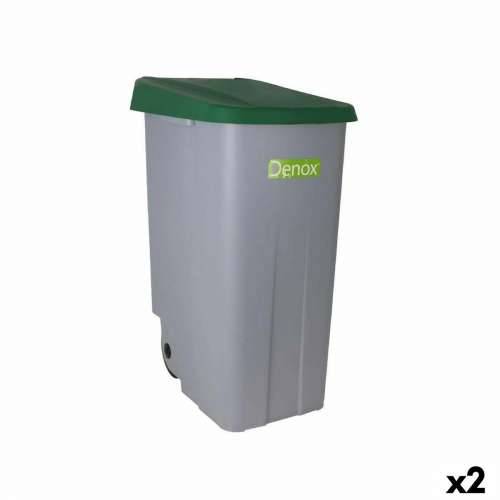 Kanta za Smeće s Kotačima Denox 110 L Zelena 58 x 41 x 89 cm (2 kom.) Cijena