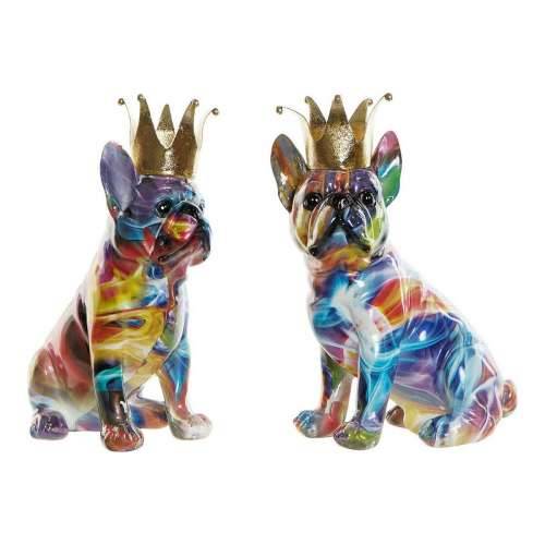 Ukrasna figura DKD Home Decor 18,5 x 11,5 x 23,5 cm Pisana Pas (2 kom.) Cijena