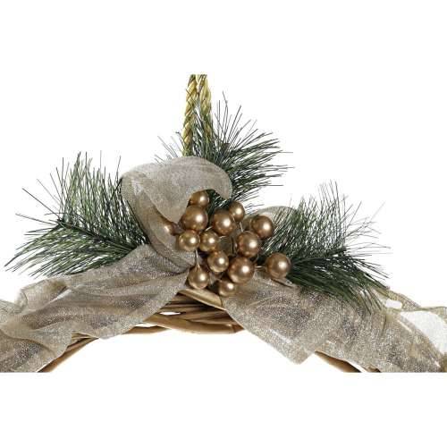 Coroană de Crăciun DKD Home Decor Poliester (30 x 5 x 30 cm) Cijena