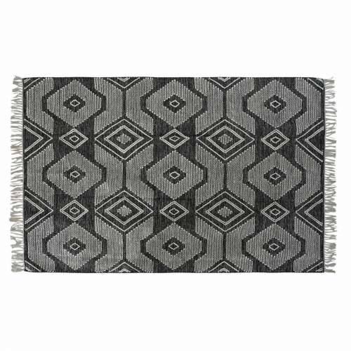 Tepih DKD Home Decor Bijela Crna Pamuk (120 x 180 x 1 cm) Cijena