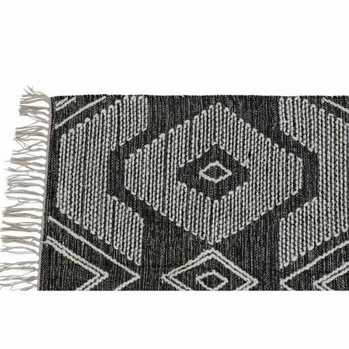 Tepih DKD Home Decor Bijela Crna Pamuk (120 x 180 x 1 cm) Cijena