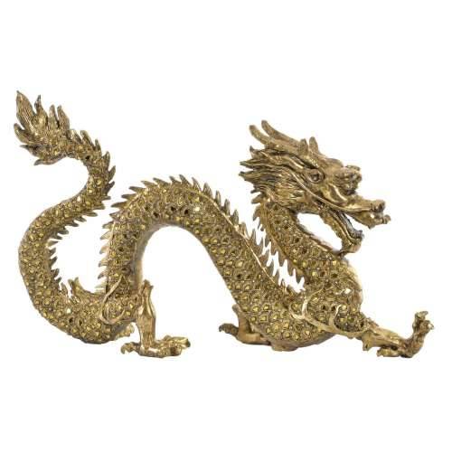 Ukrasna figura DKD Home Decor zlatan Orijentalno 52 x 14 x 32 cm Cijena