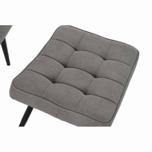 Fotelja DKD Home Decor Crna Siva 69 x 77 x 91 cm Cijena