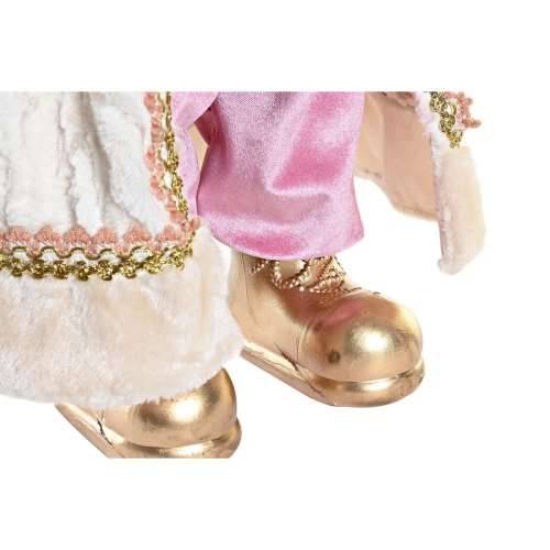Ukrasna figura DKD Home Decor Djeda Mraz Crăciun Siva Roza PVC Drvo 32 x 20 x 60 cm Cijena