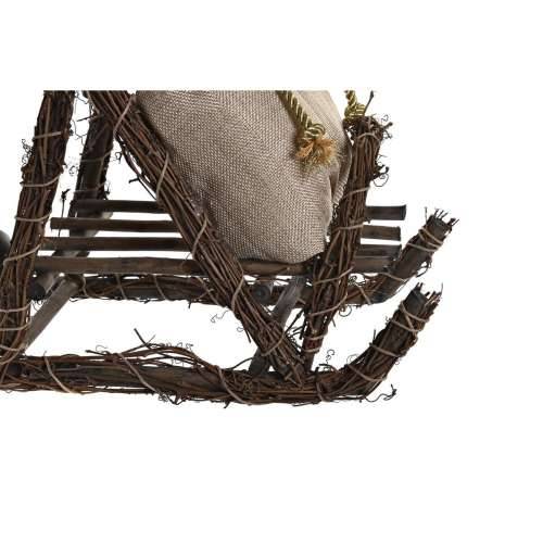 Ukrasna figura DKD Home Decor Djeda Mraz Crăciun Siva Šampanjac Drvo 42 x 22 x 48 cm Cijena