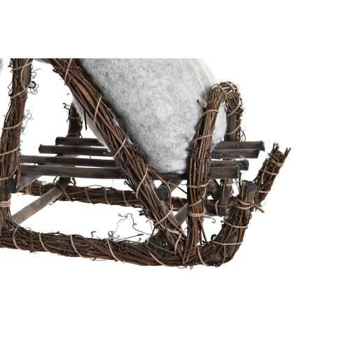 Božićni ukras DKD Home Decor Djeda Mraz Siva Drvo 42 x 22 x 48 cm Cijena