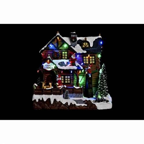 Ukrasi DKD Home Decor Pokreta LED Svjetlo Glazbeni Pisana Smola 25,5 x 21 x 25 cm (3 kom.) Cijena
