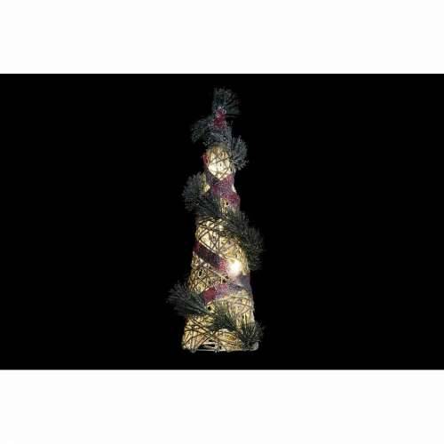 Ukrasi DKD Home Decor Stošci Crăciun LED Crvena Zelena Prirodno snježno 20 x 20 x 80 cm (3 Dijelovi) Cijena