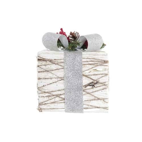 Set ukrasnih kutija DKD Home Decor LED Bijela Srebrna 25 x 25 x 28 cm (3 Dijelovi) Cijena
