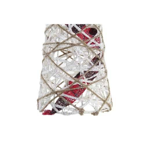 Ukrasi DKD Home Decor Stošci Crăciun LED Bijela Crna Crvena Prirodno snježno 20 x 20 x 80 cm (3 Dijelovi) Cijena