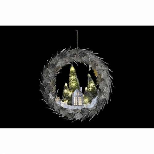 Božićni vijenac DKD Home Decor LED Svjetlo Kuće 46 x 7,5 x 46 cm Cijena