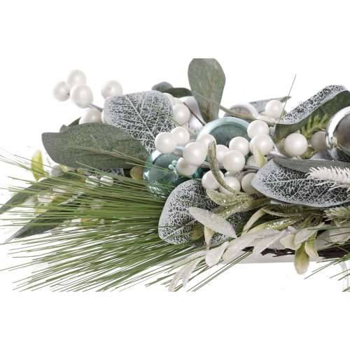 Coroană de Crăciun DKD Home Decor Plava Srebrna PVC 60 x 60 x 12 cm Cijena