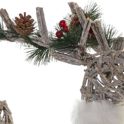 Božićni ukras DKD Home Decor Bijela Sob 33 x 14 x 60 cm Cijena