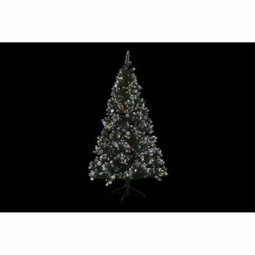 Pom de Crăciun DKD Home Decor LED Svjetlo Zelena Metal Polietilen 130 x 130 x 218 cm Cijena