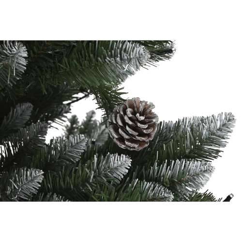 Pom de Crăciun DKD Home Decor LED Svjetlo Zelena Metal Polietilen 130 x 130 x 218 cm Cijena