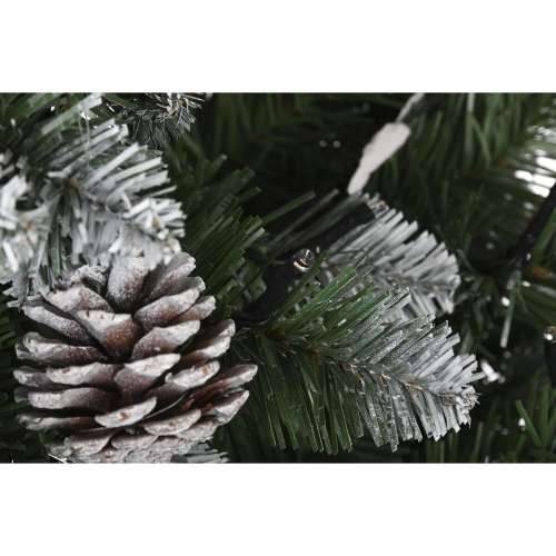 Pom de Crăciun DKD Home Decor LED Svjetlo Zelena Metal Polietilen 130 x 130 x 218 cm Cijena