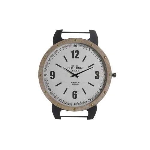 Zidni sat DKD Home Decor Prirodno MDF Bijela Željezo (52 x 5 x 60 cm) Cijena