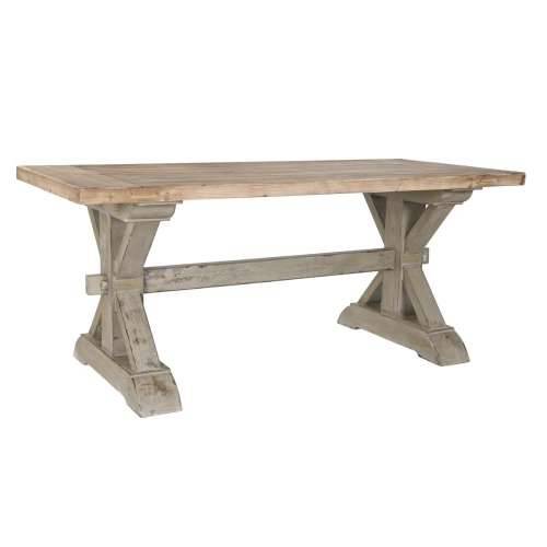 Blagavaonski stol DKD Home Decor 180 x 80 x 76 cm Jela Prirodno Drvo Cijena