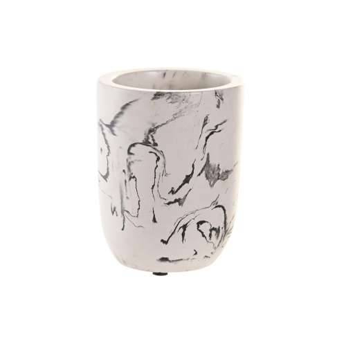 Čaša DKD Home Decor Bijela Crna Cement 7 X 7 X 9,5 CM Cijena